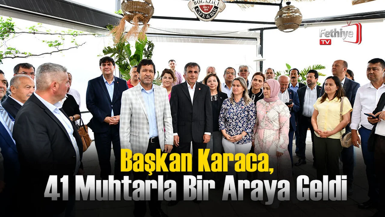 Başkan Karaca, 41 Muhtarla Bir Araya Geldi