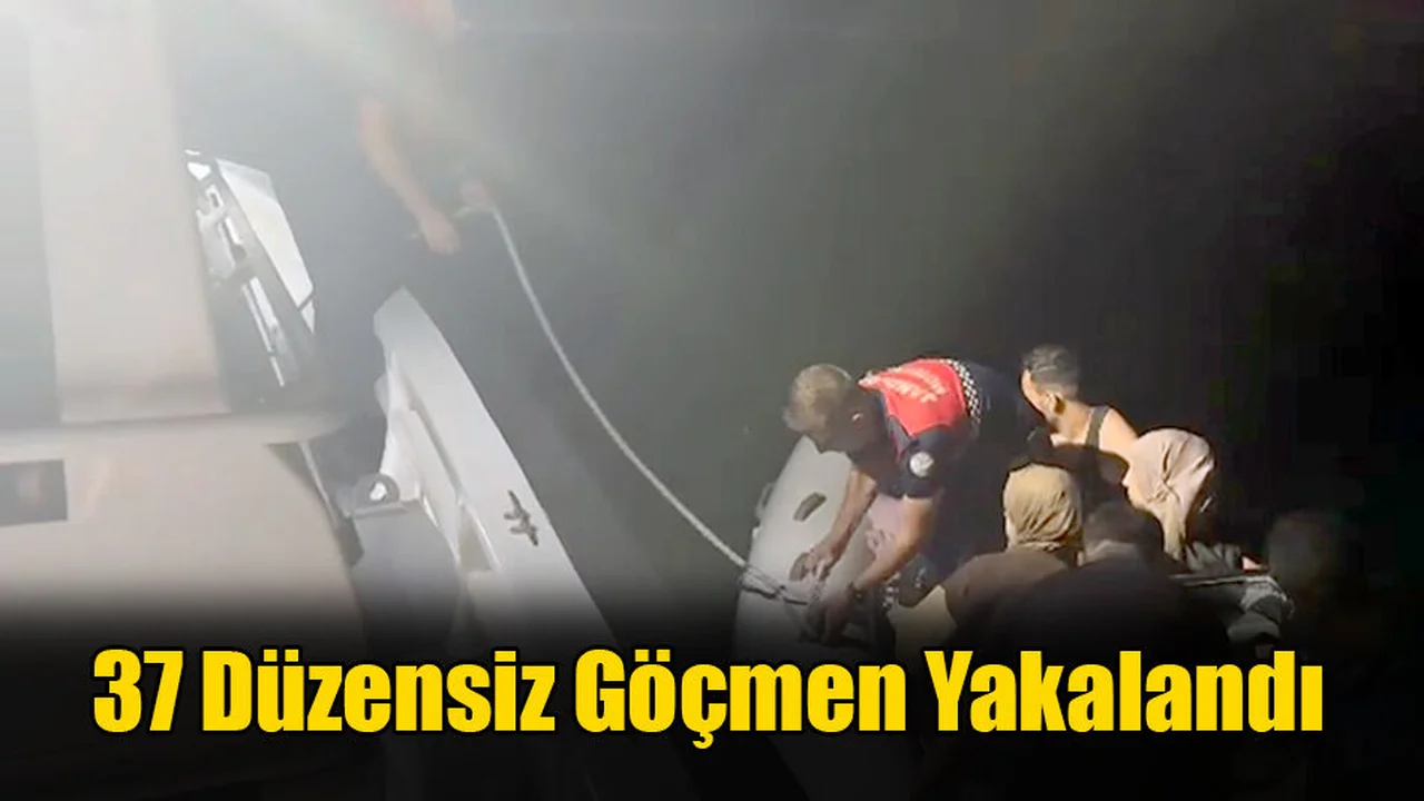 37 Düzensiz Göçmen Yakalandı