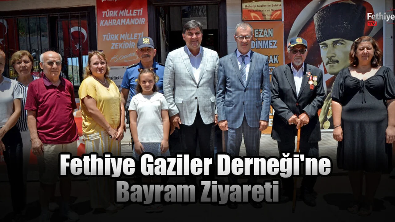 Fethiye Gaziler Derneği'ne Bayram Ziyareti