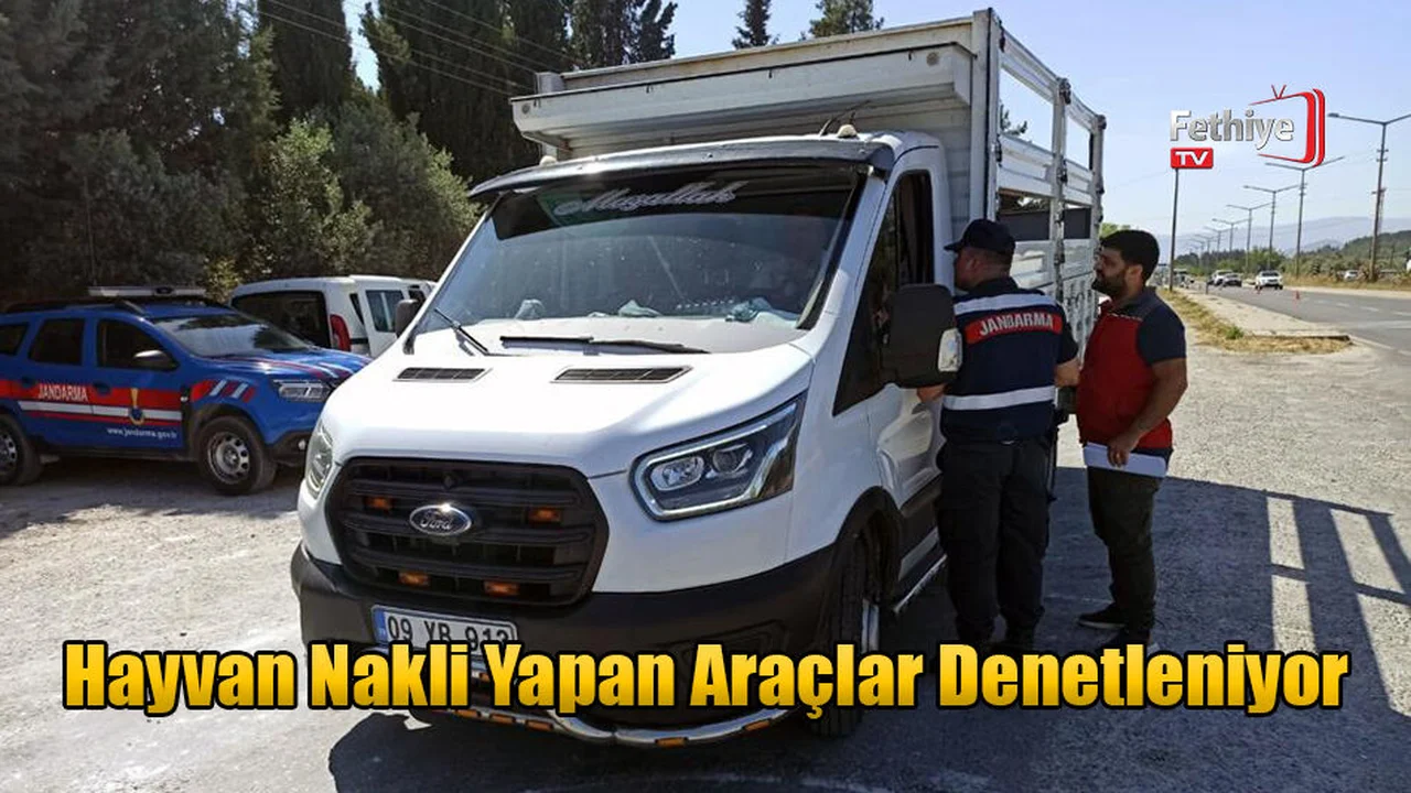 Hayvan Nakli Yapan Araçlar Denetleniyor