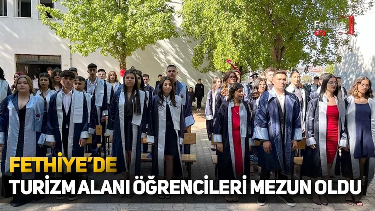 Fethiye'de Turizm Alanı Öğrencileri Mezun Oldu