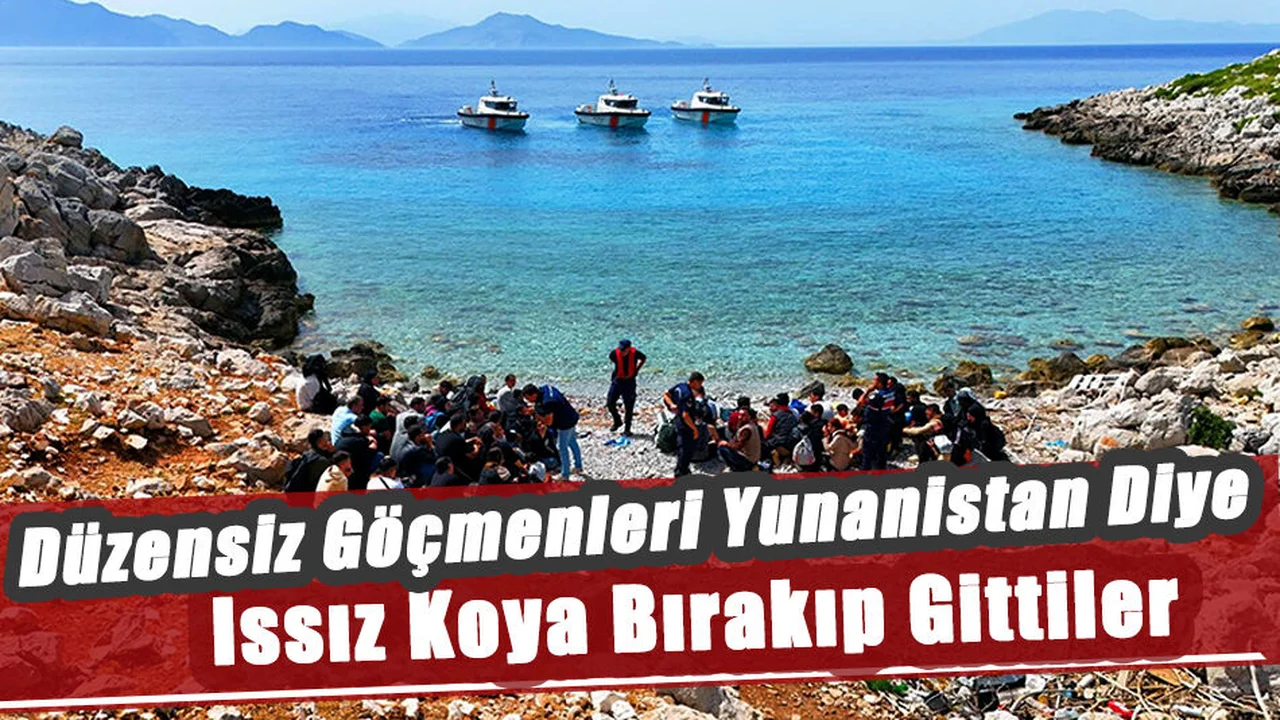 Düzensiz Göçmenleri Yunanistan Diye Issız Koya Bırakıp Gittiler