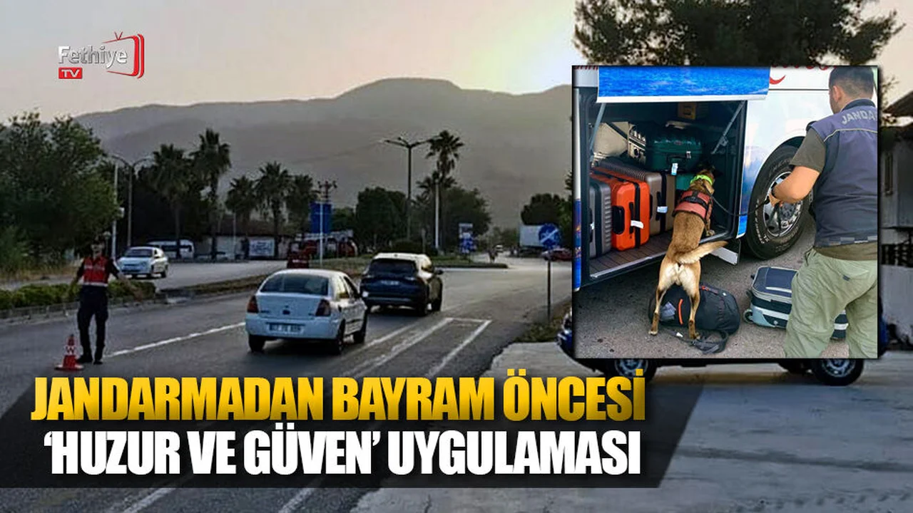 Jandarma’dan Bayram Öncesi 375 Personel İle Huzur Ve Güven Uygulaması