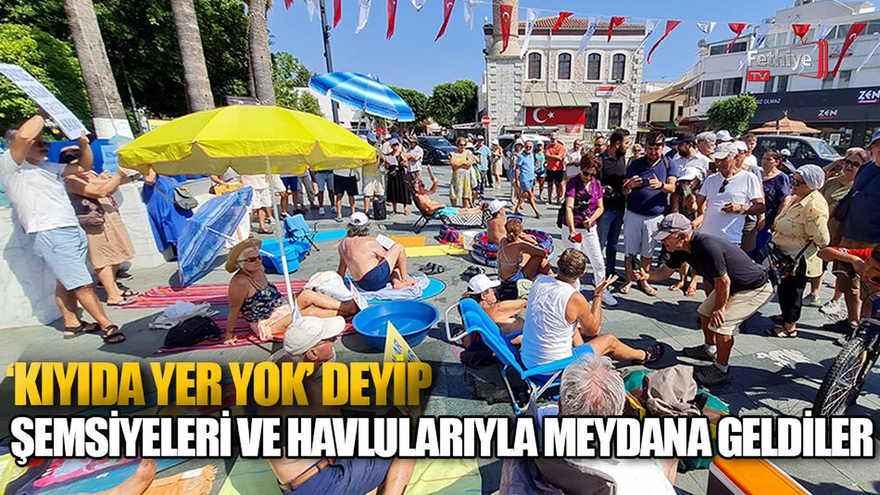 Kıyı İşgaline Karşı Belediye Meydanı’nda Renkli Eylem