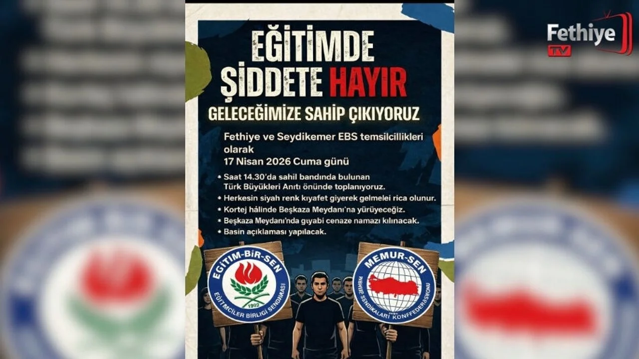 “Eğitimde Şiddete Hayır” Yürüyüşü Düzenleniyor