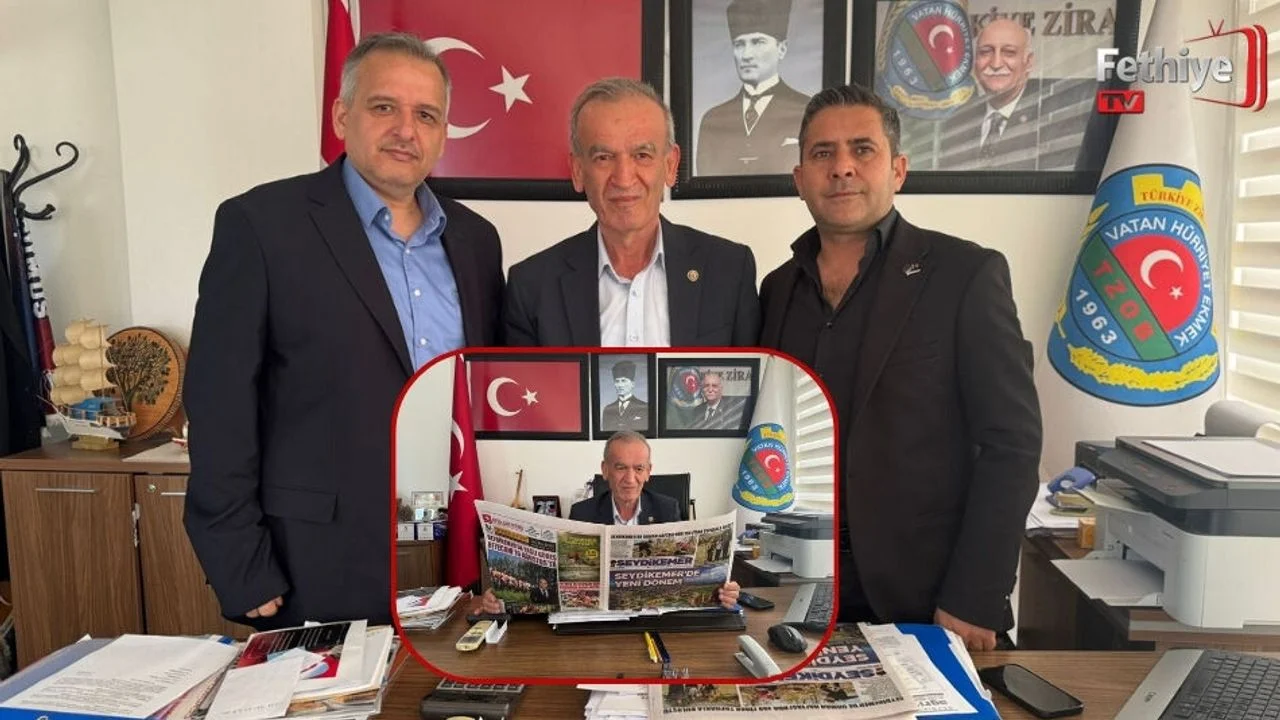 Seydikemer Gazetesi ve Seydikemer TV’den Ziraat Odası’na Ziyaret