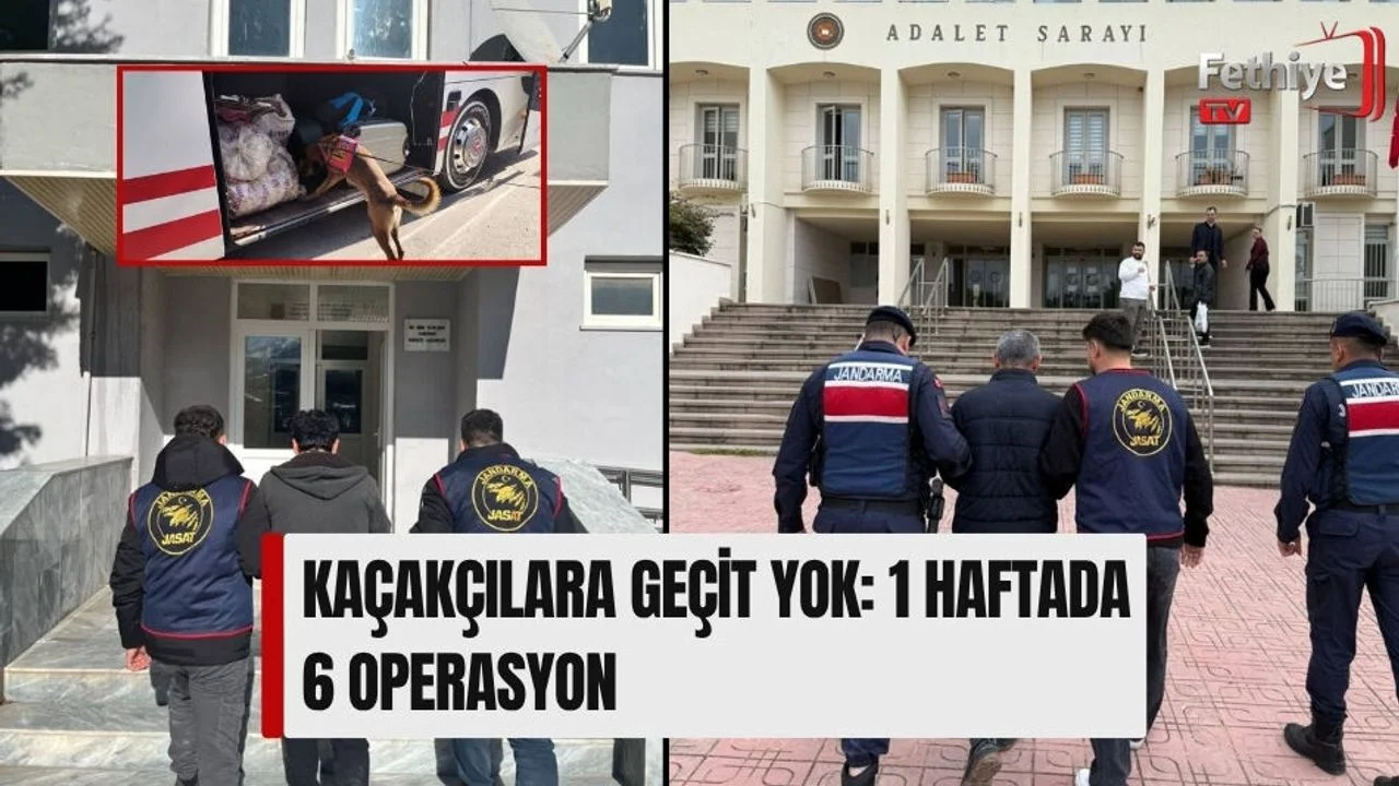 Kaçakçılara Geçit Yok: 1 Haftada 6 Operasyon