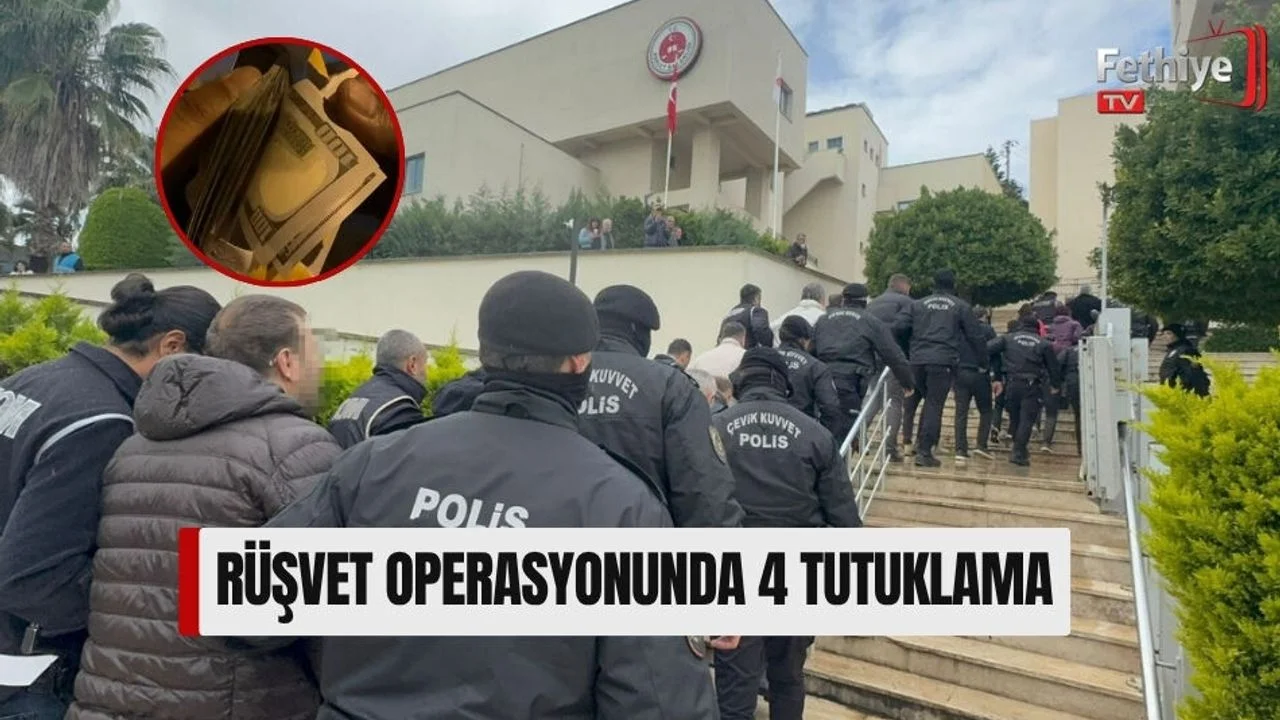 Rüşvet Operasyonunda 4 Tutuklama