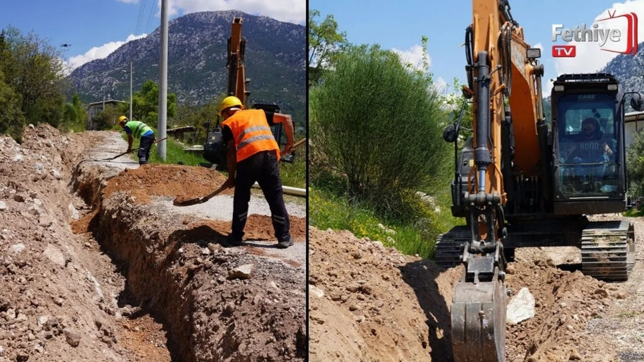 Seydikemer Çatak Mahallesi İçme Suyu İsale Hattı Yenileniyor