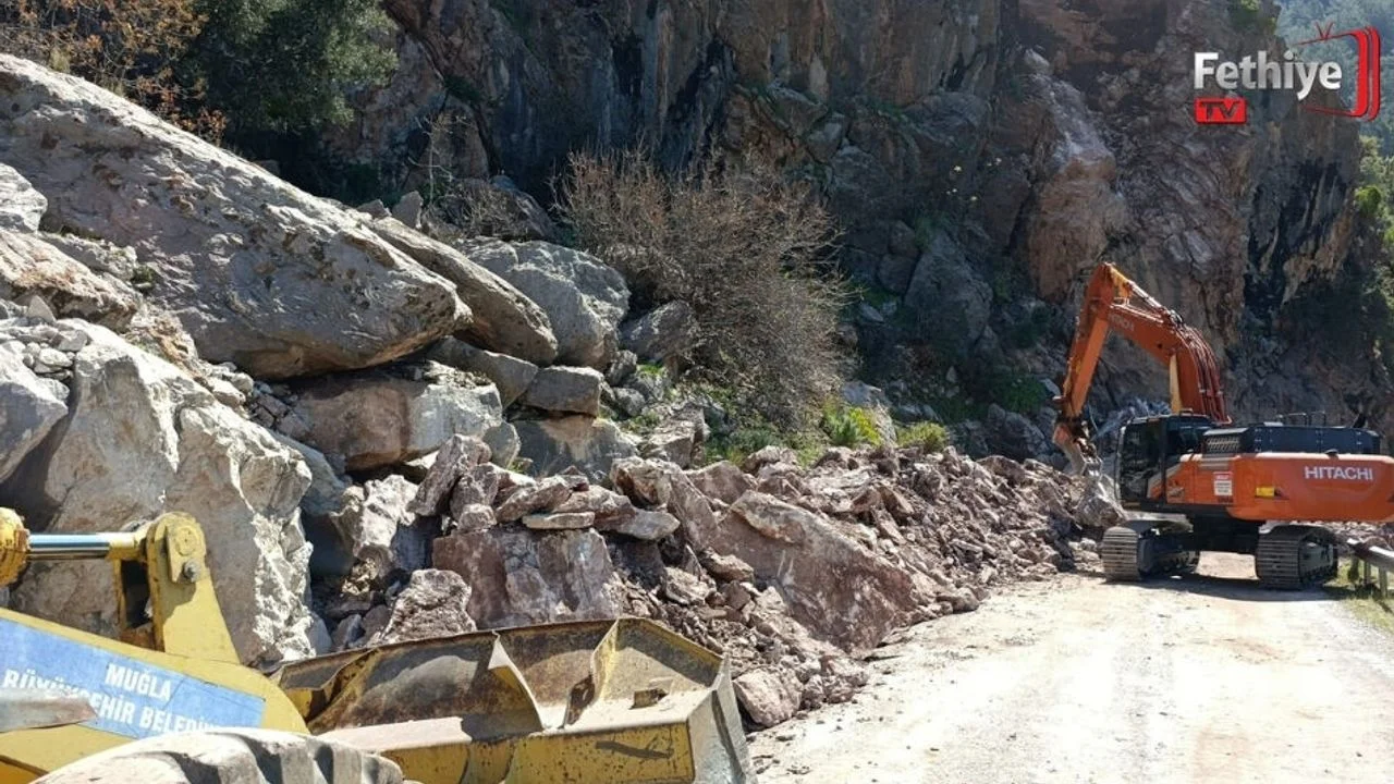 Faralya’da Heyelan Müdahalesi