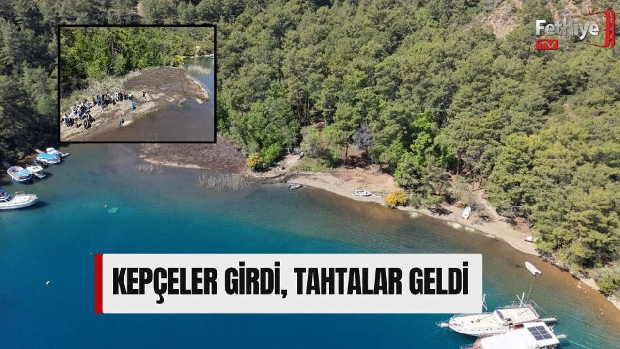 Göcek Osmanağa Koyu’nda İnşaat Başladı