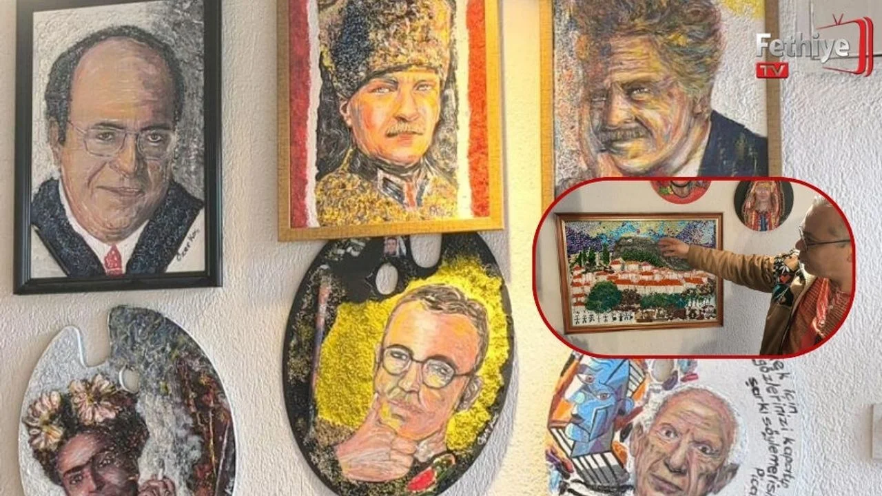 Muğla’da Çöpten Sanat Üretiyor