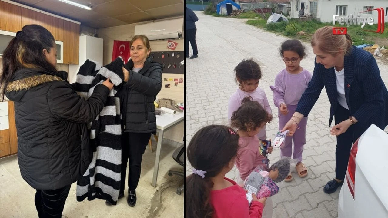 Chp Fethiye Kadın Kolları’ndan Deprem Bölgesindeki Çocuklara Destek