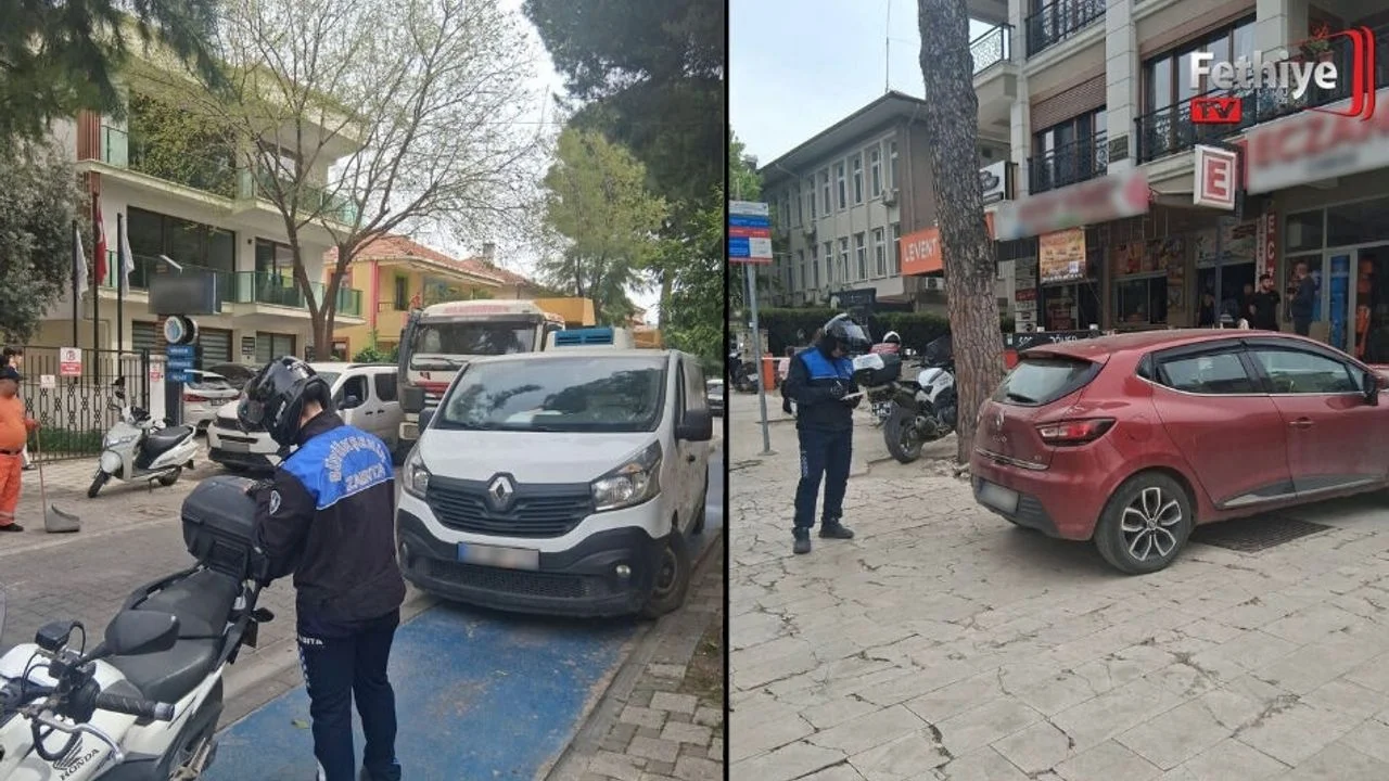 Kaldırıma Park Eden Araçlara İdari Yaptırım