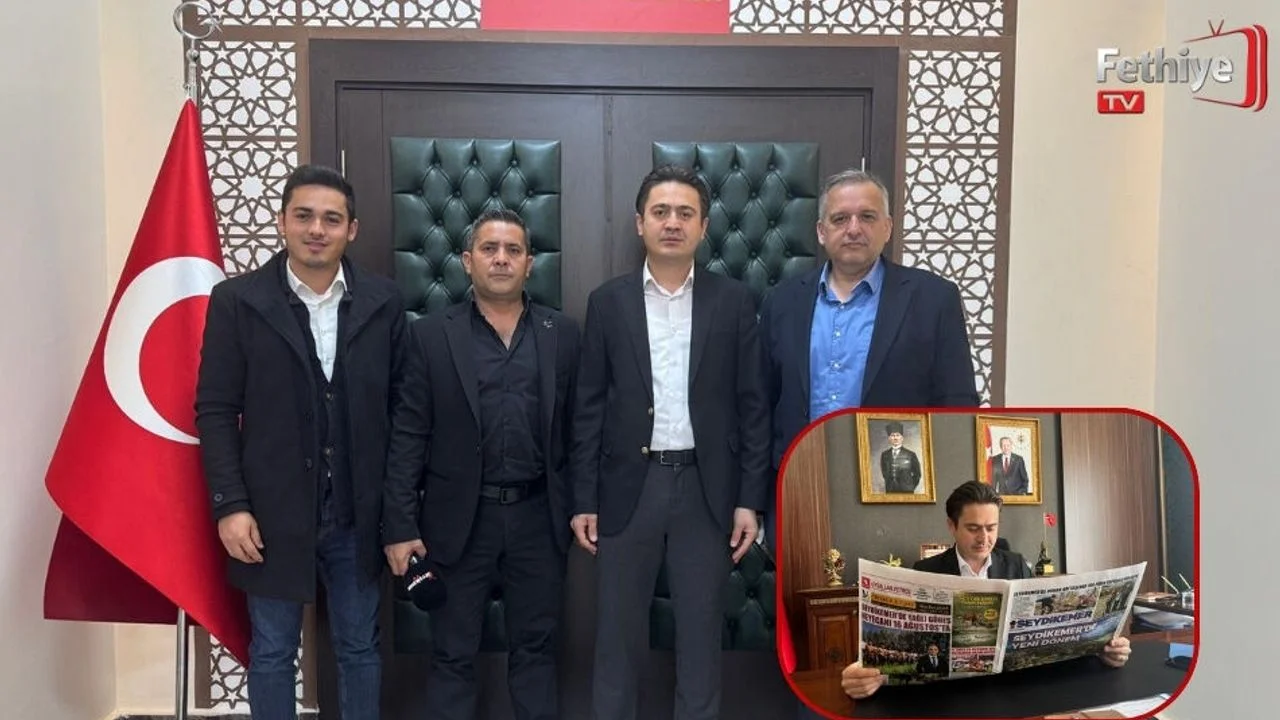 Seydikemer Gazetesi Ve Seydikemer Tv Ekibinden Kaymakam Dilekli’ye Ziyaret