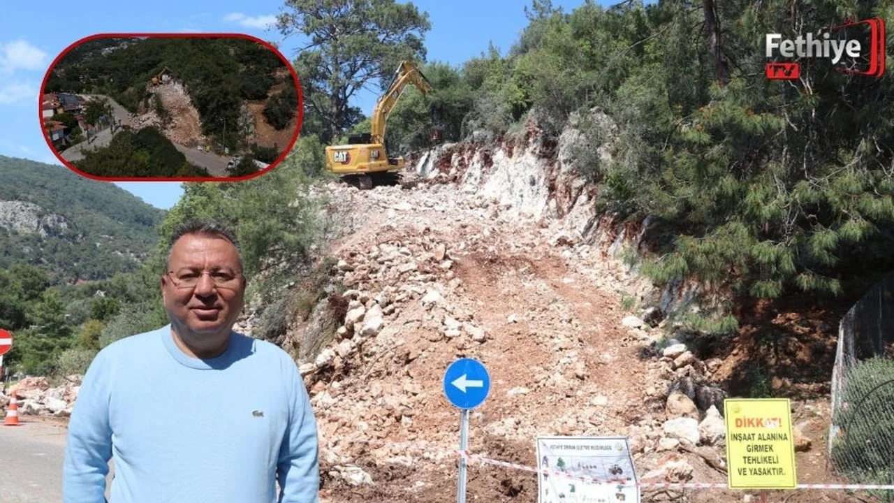 Ölüdeniz’de Yıllardır Beklenen Alternatif Yol Yapılıyor