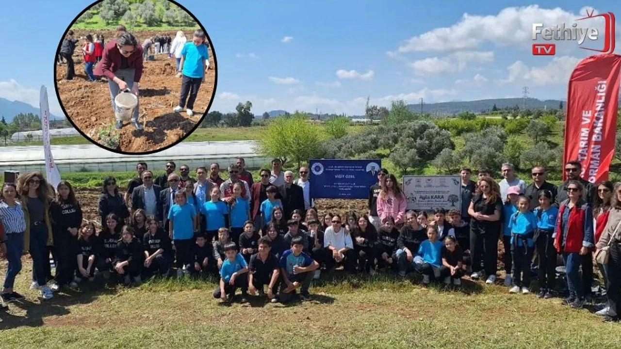 Şehit Öğretmenler Anısına Seydikemer'de Fidan Dikimi Etkinliği Düzenlendi
