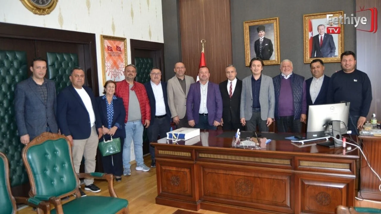 Fethiye Esnaf ve Sanatkarlar Odası’ndan Seydikemer Kaymakamına Ziyaret