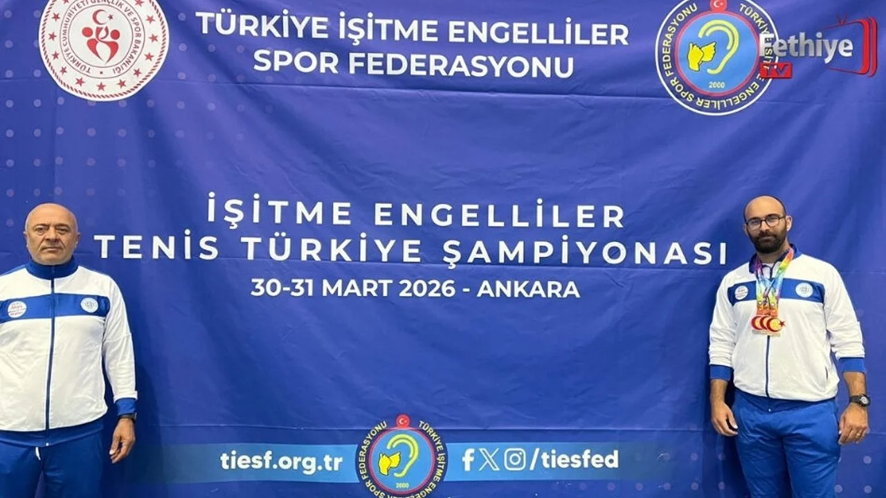 İşitme Engelliler Tenis Turnuvası’nda Muğla’ya 3 Madalya