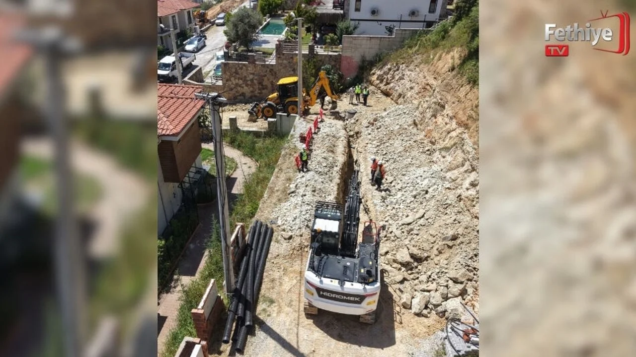 MUSKİ’den Gökova’da Kanalizasyon Ana Şebeke Hattı Yapımı