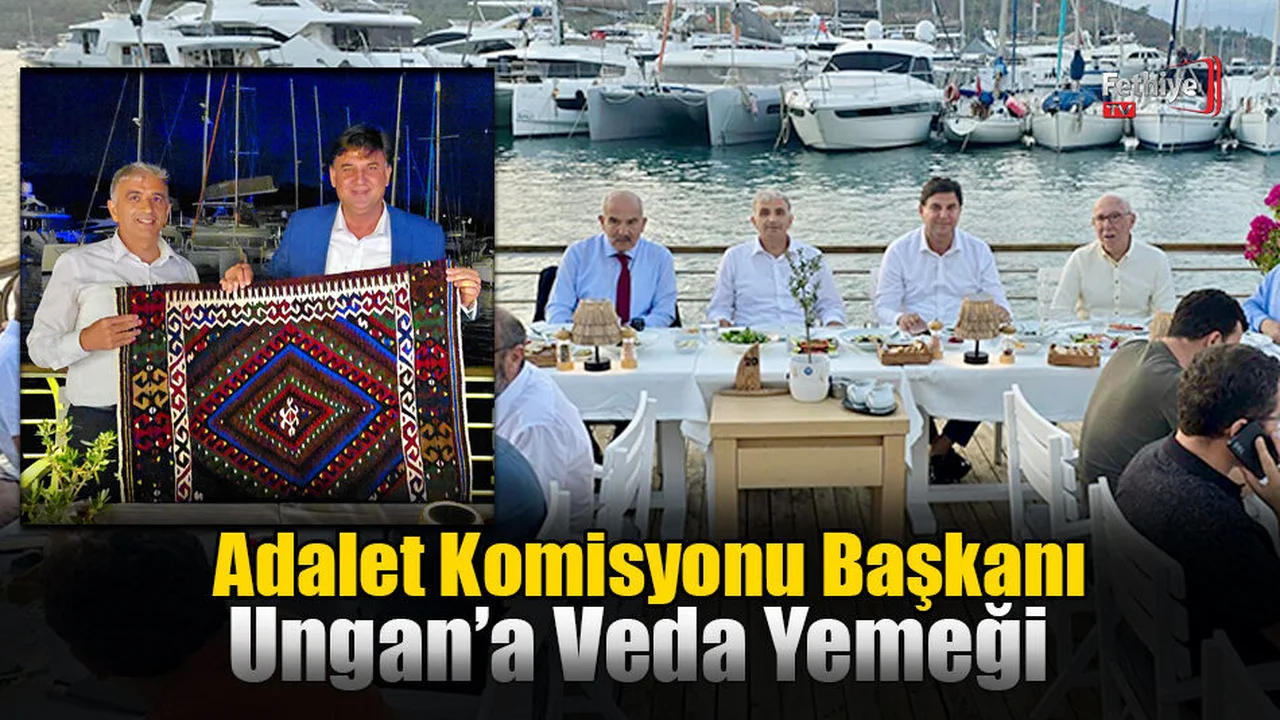 Adalet Komisyonu Başkanı Ungan’a Veda Yemeği