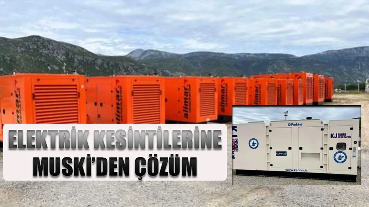 Elektrik Kesintilerine MUSKİ’den Çözüm