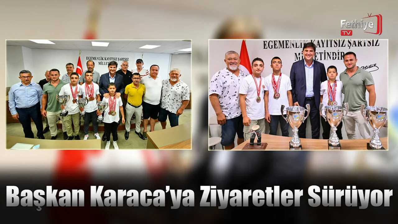 Başkan Karaca’ya Ziyaretler Devam Ediyor