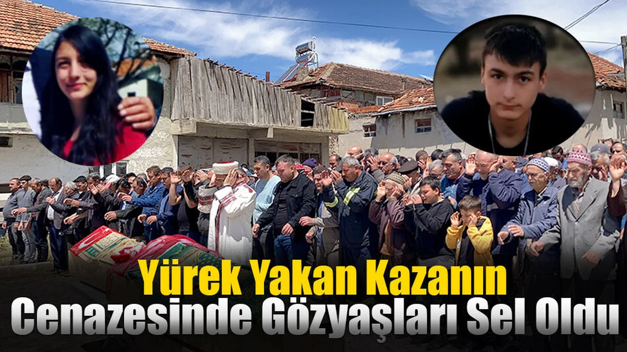 Yürek Yakan Kazanın Cenazesinde Gözyaşları Sel Oldu