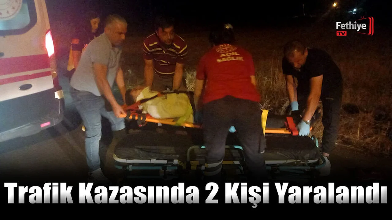 Trafik Kazasında 2 Kişi Yaralandı