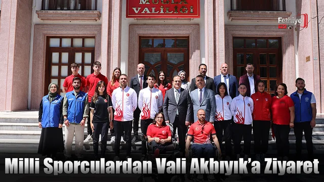 Milli Sporculardan Vali Akbıyık’a Ziyaret