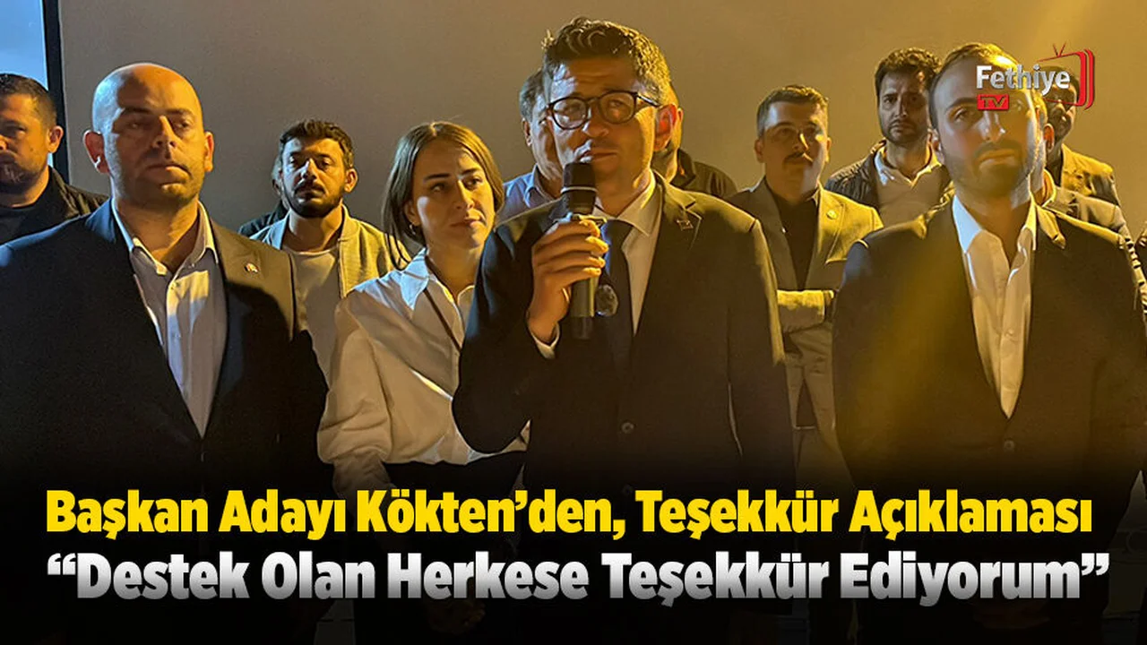 Kökten, “Destek Olan Herkese Teşekkür Ediyorum”