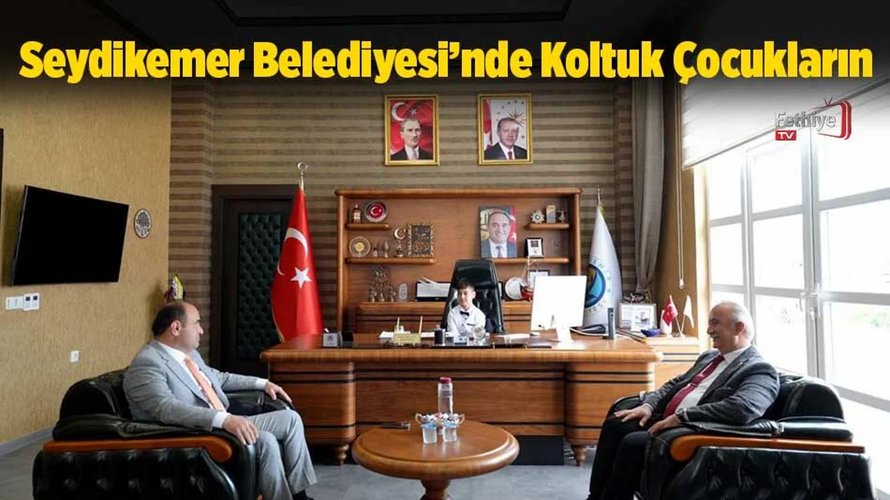 Başkan Akdenizli, Koltuğunu Miniklere Bıraktı