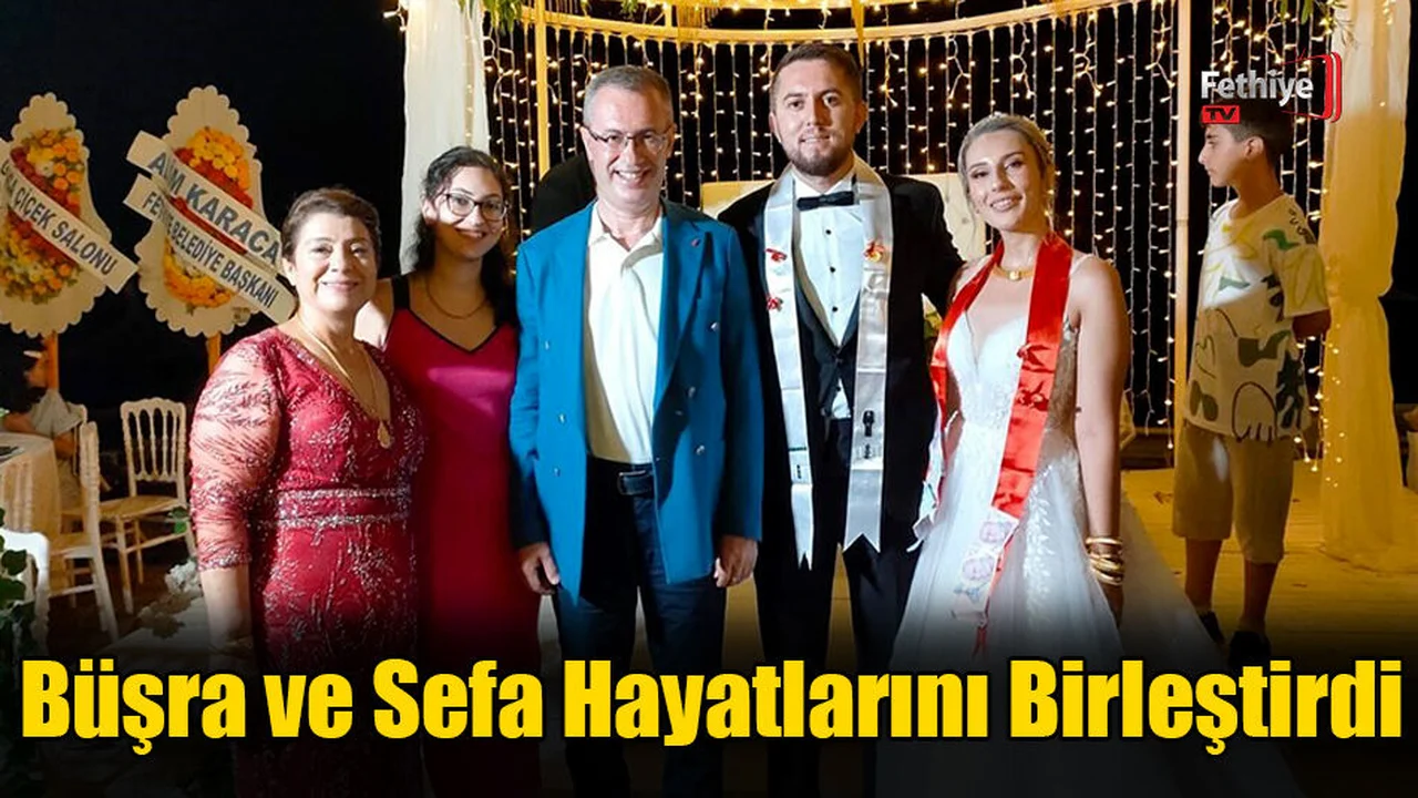 Büşra ve Sefa Hayatlarını Birleştirdi