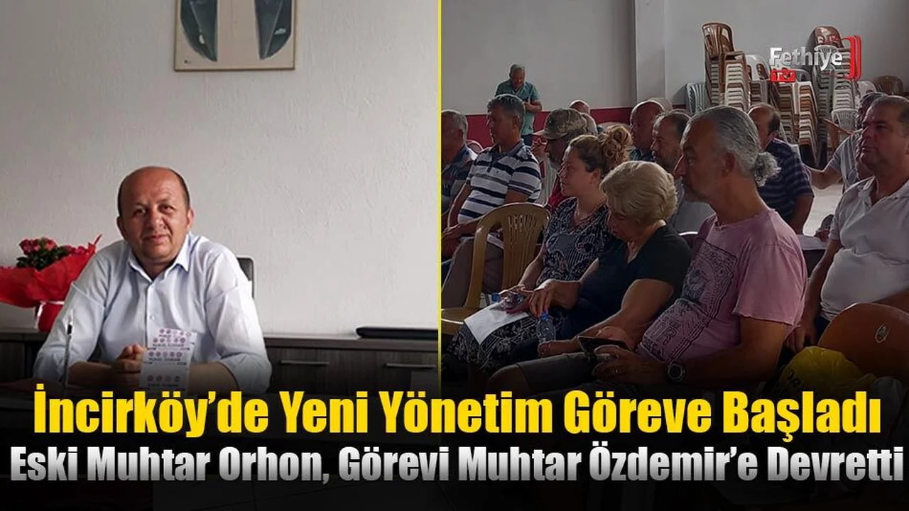 İncirköy’de Yeni Yönetim Göreve Başladı