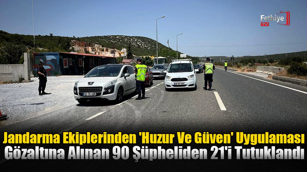 Jandarma Ekiplerinden 'Huzur Ve Güven' Uygulaması