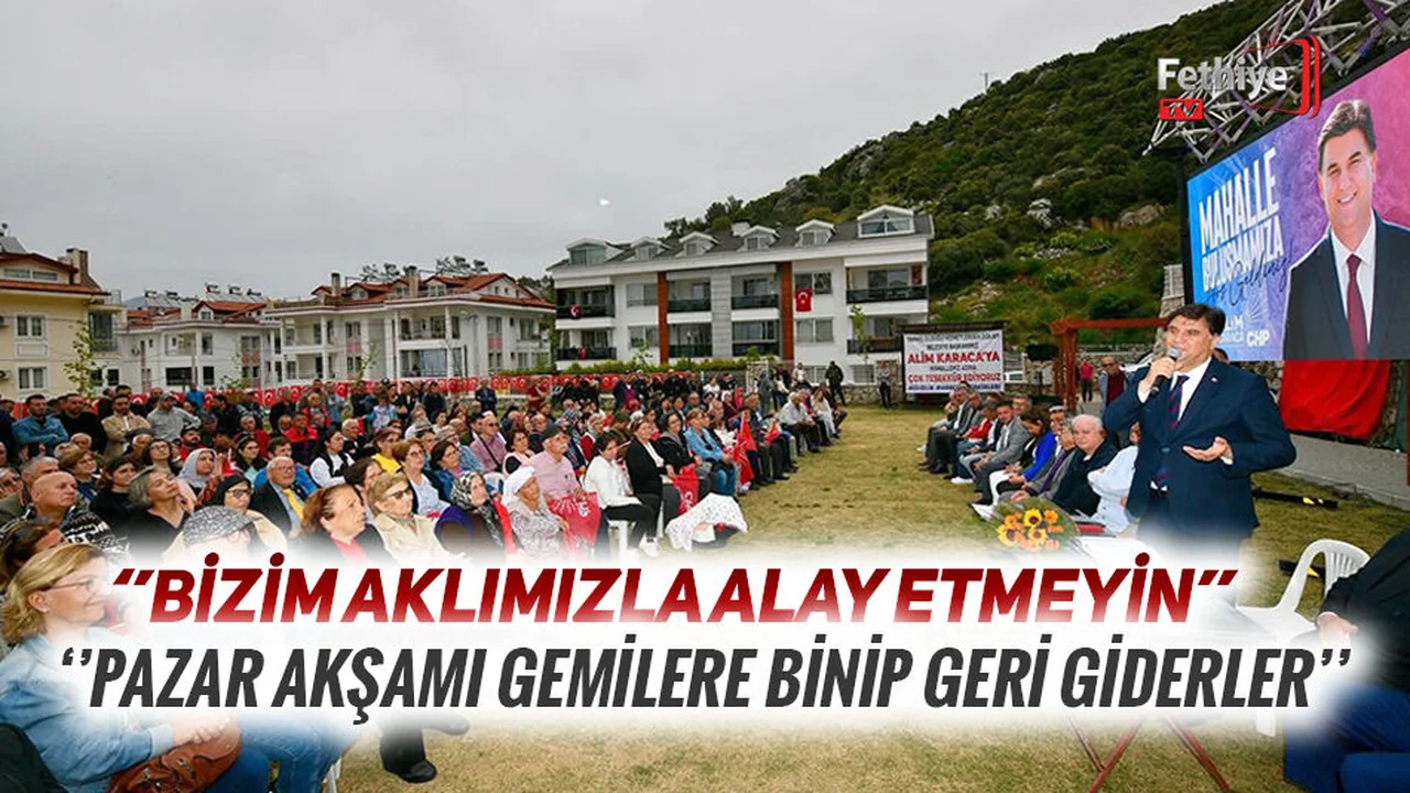 Karaca; ‘’Bizim Aklımızla Alay Etmeyin’’