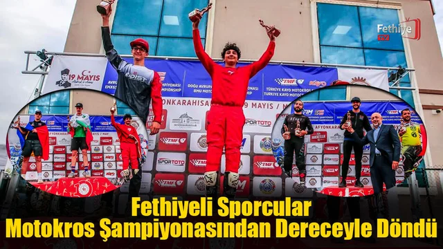 Fethiyeli Sporcular Motokros Şampiyonasından Dereceyle Döndü