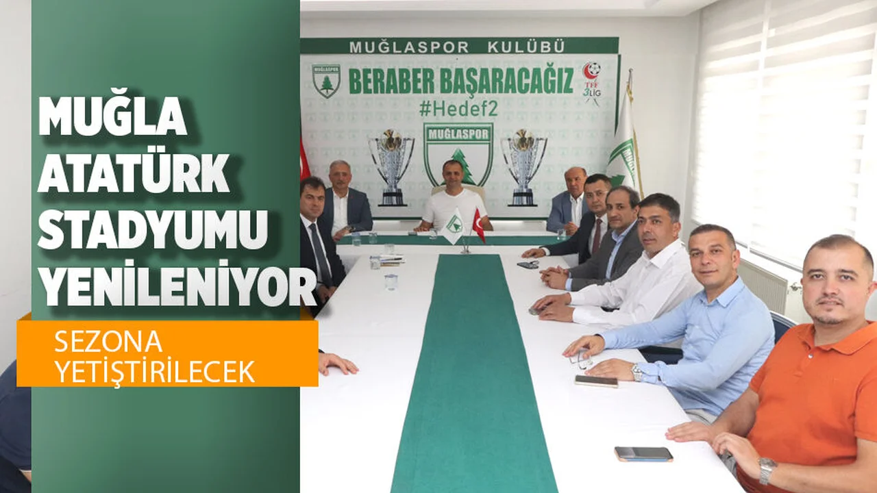 Muğla Atatürk Stadı Yenilenecek
