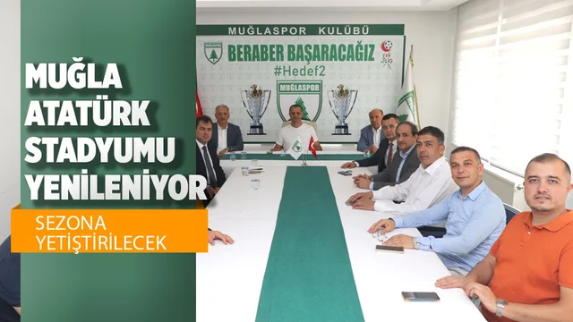 Muğla Atatürk Stadı Yenilenecek