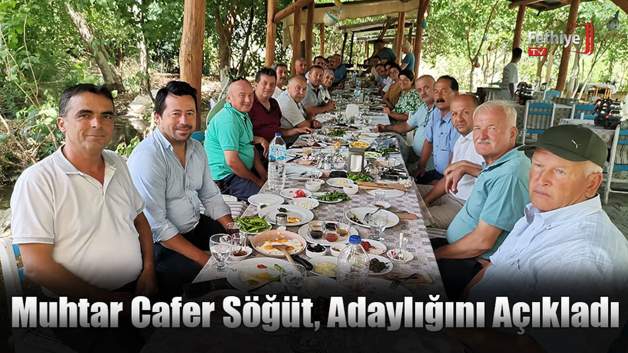 Muhtar Cafer Söğüt, Adaylığını Açıkladı