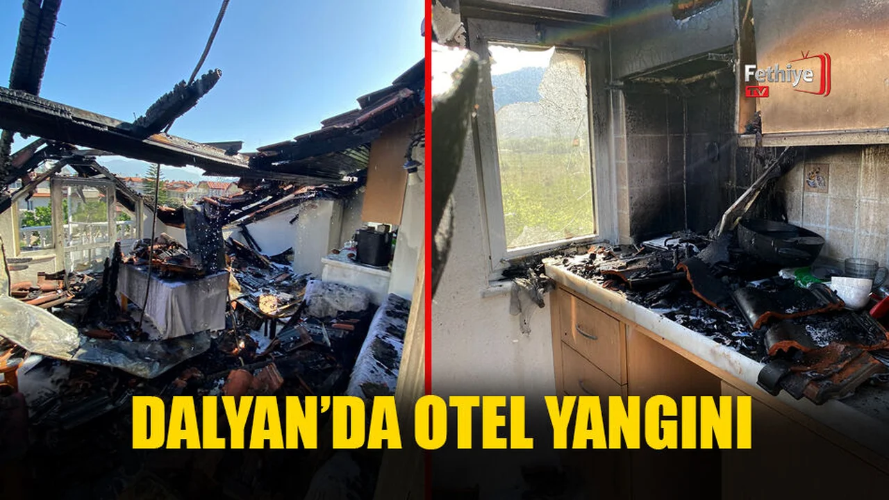 Dalyan’da Otel Yangını