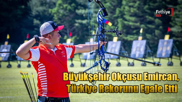 Büyükşehir Okçusu Emircan, Türkiye Rekorunu Egale Etti