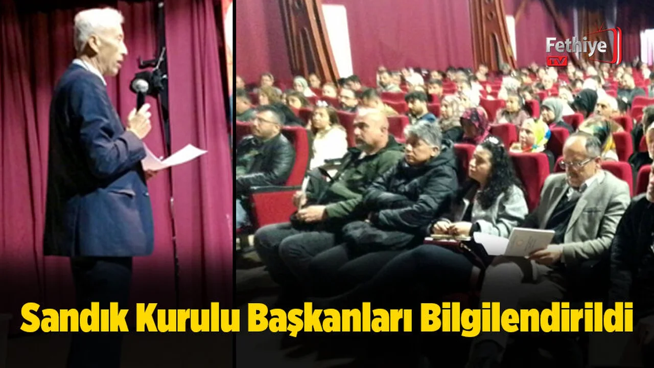Sandık Kurulu Başkanları Bilgilendirildi