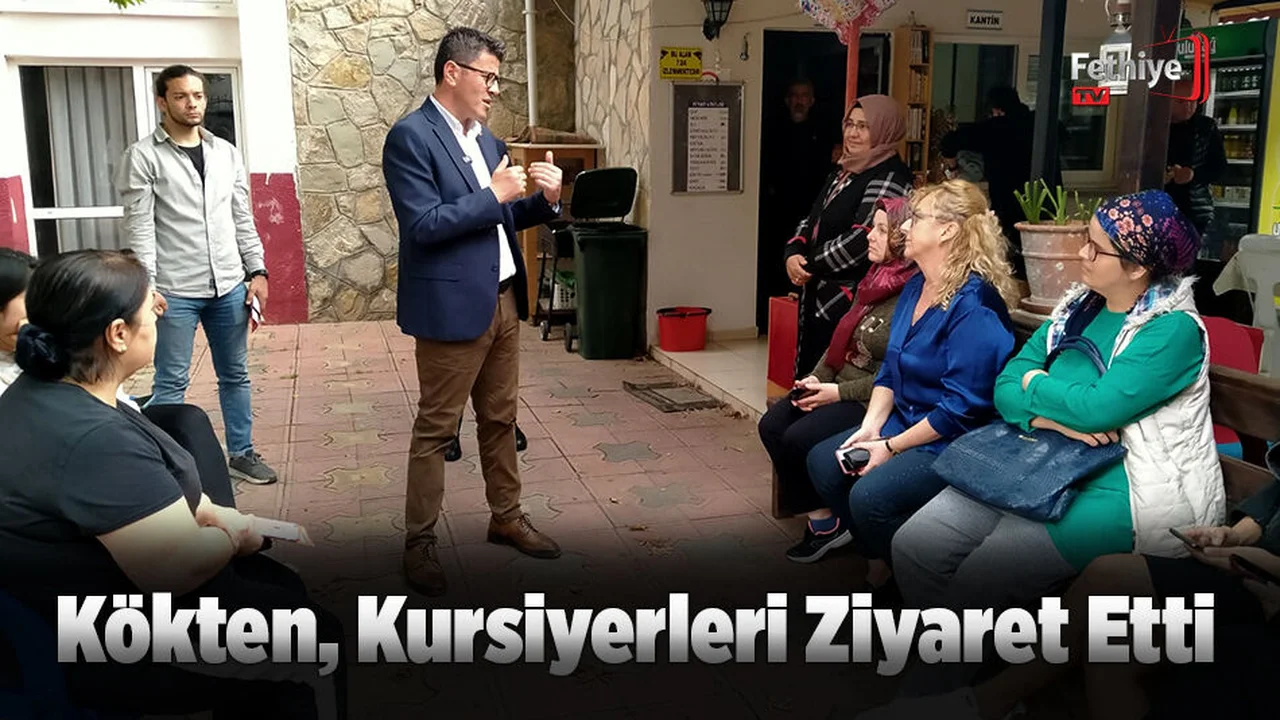 Kökten, Kursiyerleri Ziyaret Etti