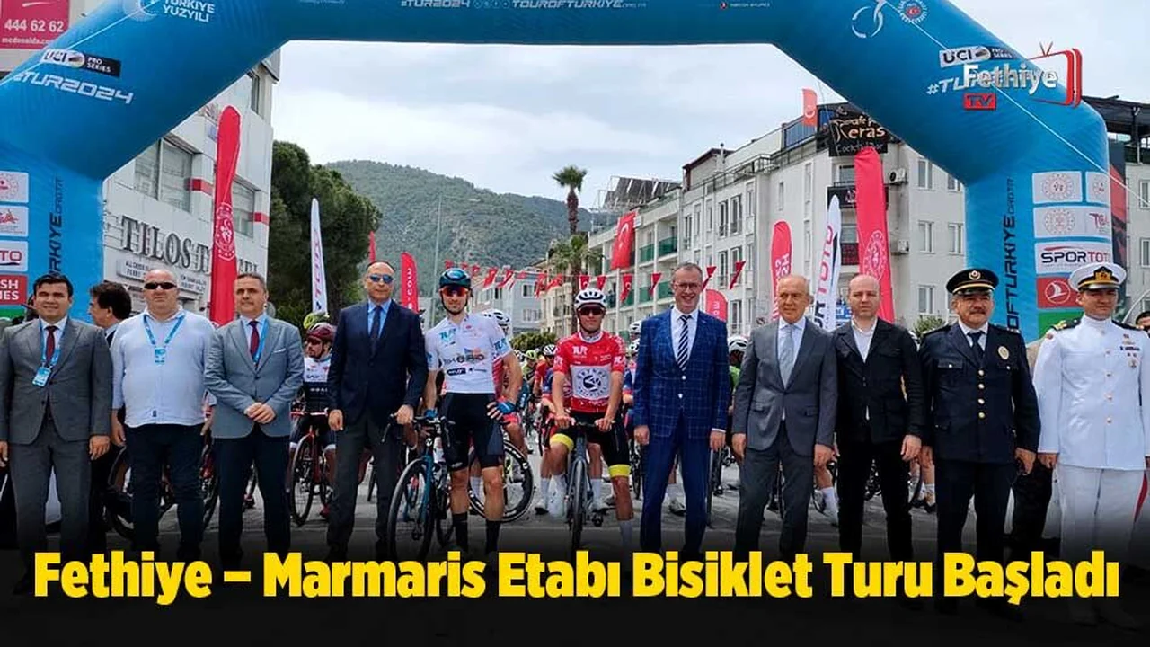 Fethiye – Marmaris Etabı Bisiklet Turu Başladı