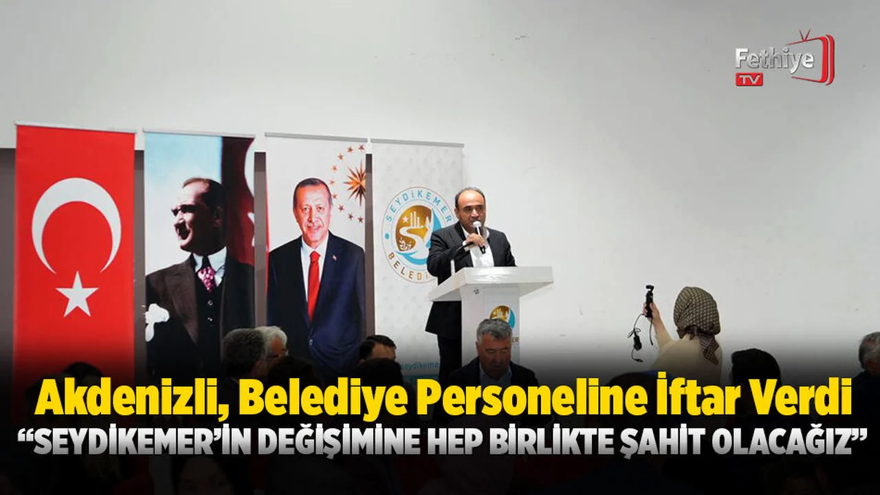 Akdenizli: “Sizlerle Birlikte Bu Şehrin Mimarı Olmaktan Mutlu Olacağım”