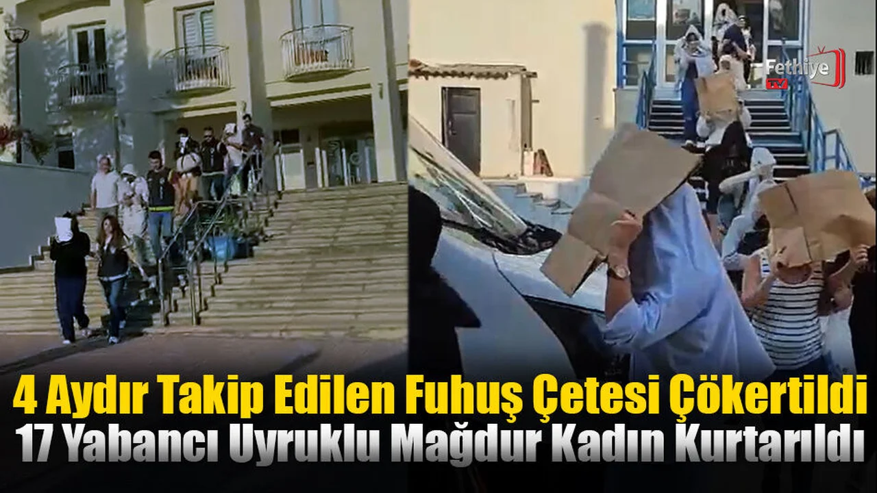 4 Aydır Takip Edilen Fuhuş Çetesi Çökertildi