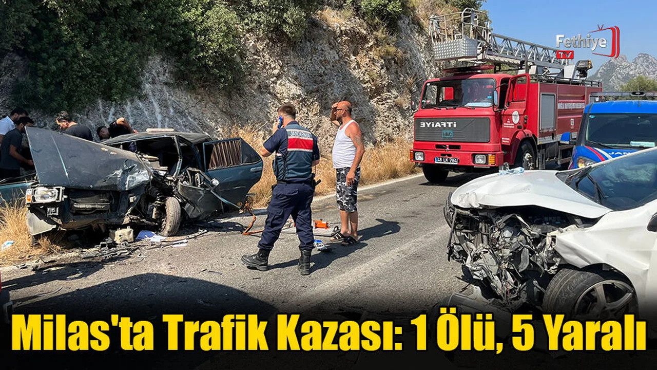 Milas'ta Trafik Kazası: 1 Ölü, 5 Yaralı