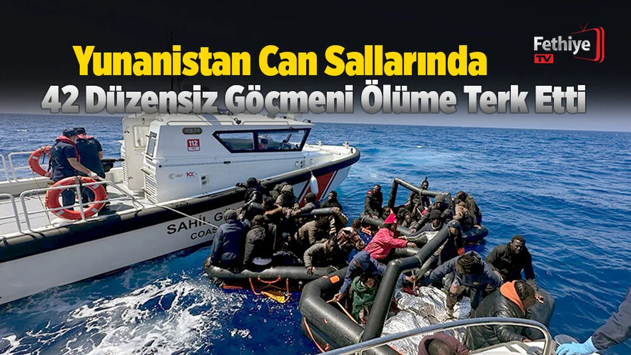 Yunanistan Can Sallarında 42 Düzensiz Göçmeni Ölüme Terk Etti