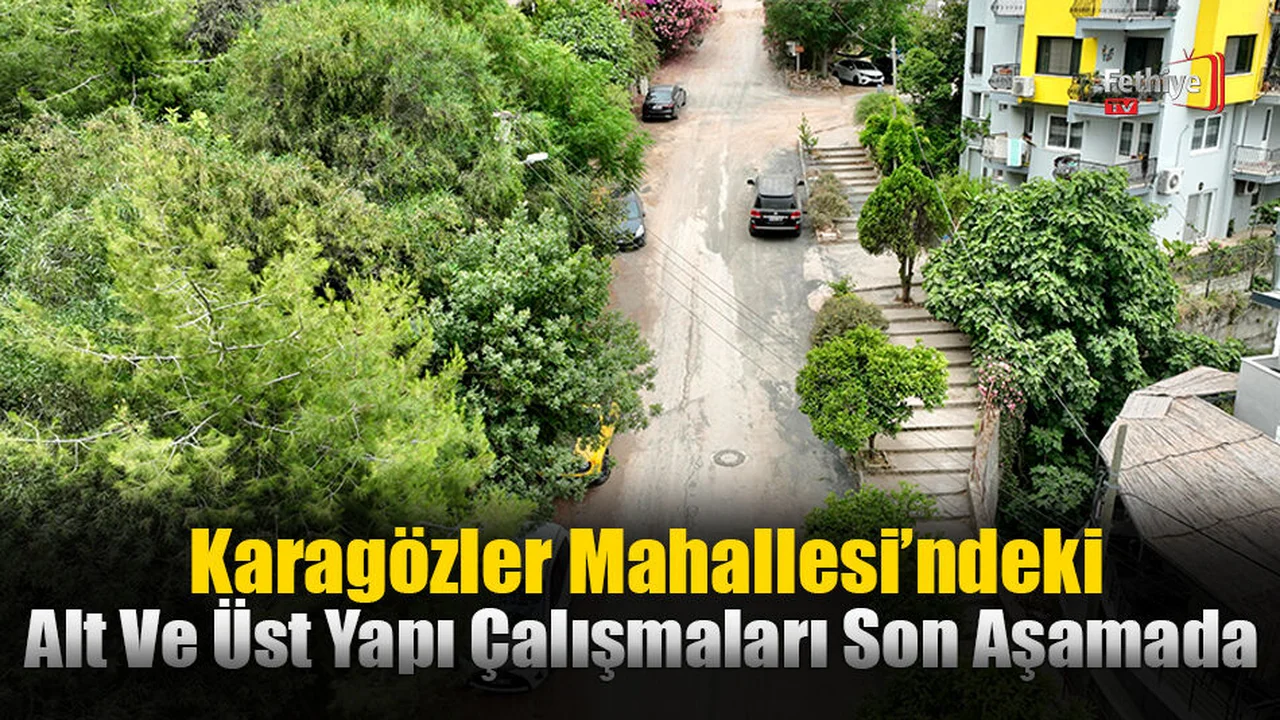 Karagözler Mahallesi’ndeki Alt Ve Üst Yapı Çalışmaları Son Aşamada